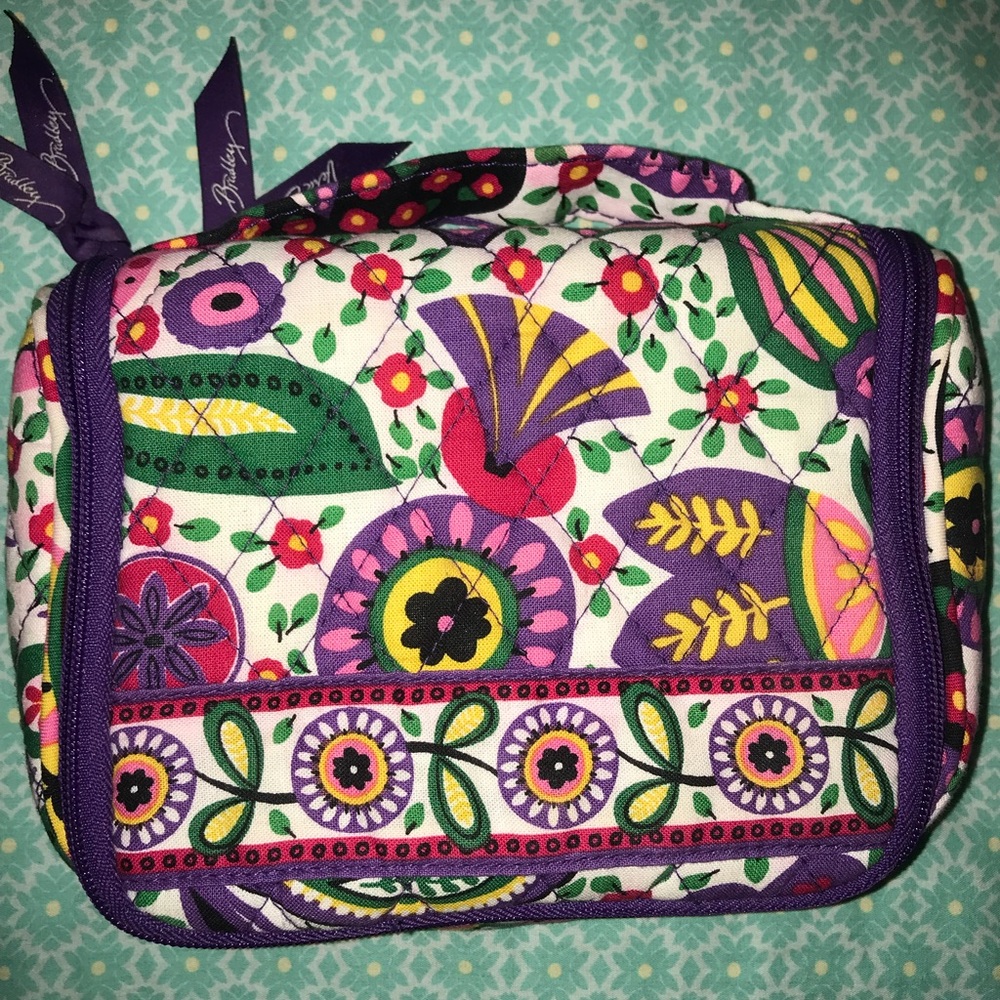 Vera Bradley Small Hanging Cosmetic Bag